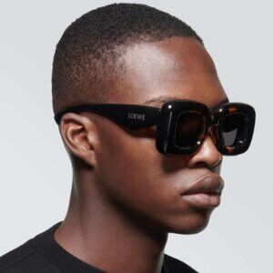NEW LOEWE BLACK UNISEX SUNGLASSES